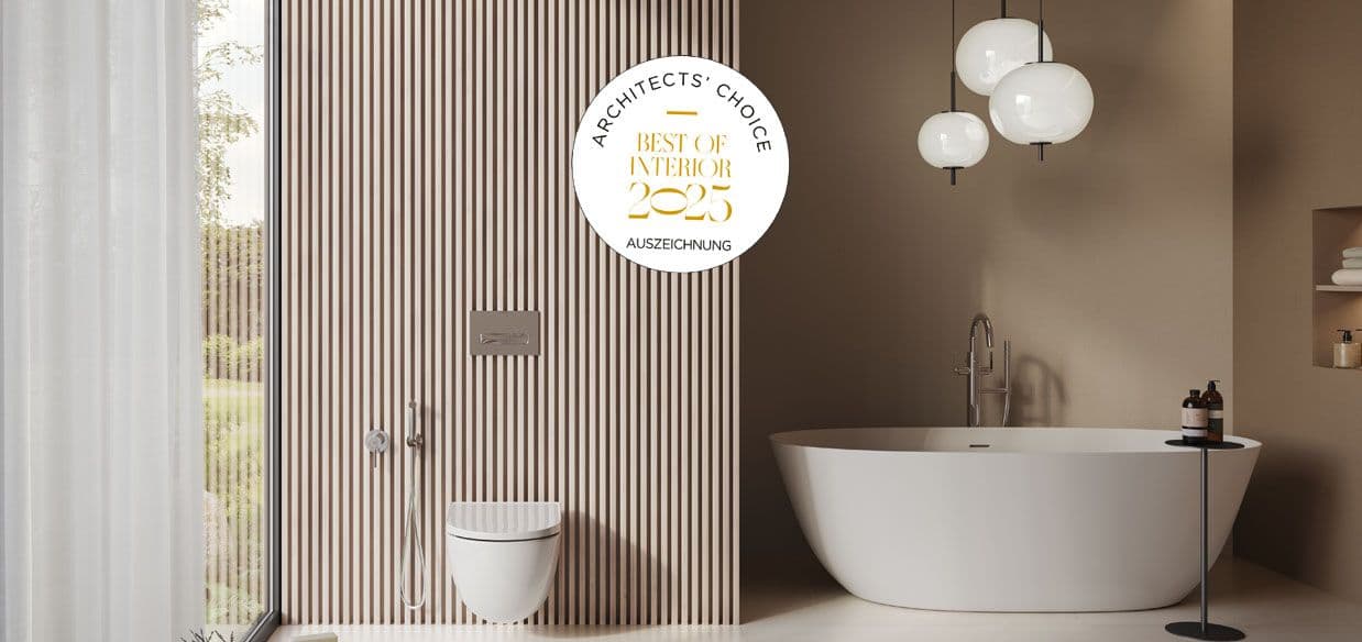 KLUDI Honored with the Architects’ Choice Award “Best of Interior 2025”-image